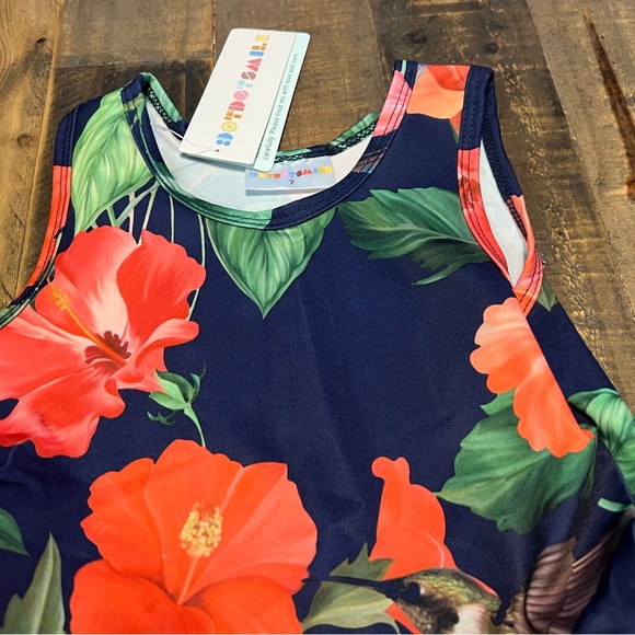 Dot Dot Smile size 7, 8/10 or 12/14 girls hummingbird Tank twirl dress new - Picture 2 of 8